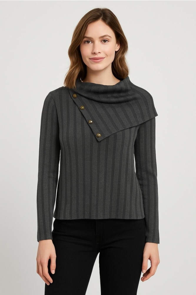 Vero Moda grijze dames trui | Model