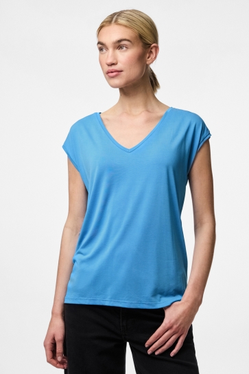 Pieces T-shirt PCKAMALA TEE JRS NOOS BC 17095260 AZURE BLUE