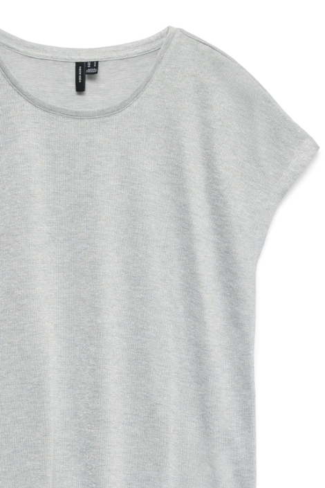 Vero Moda grijze dames t-shirt | Close up
