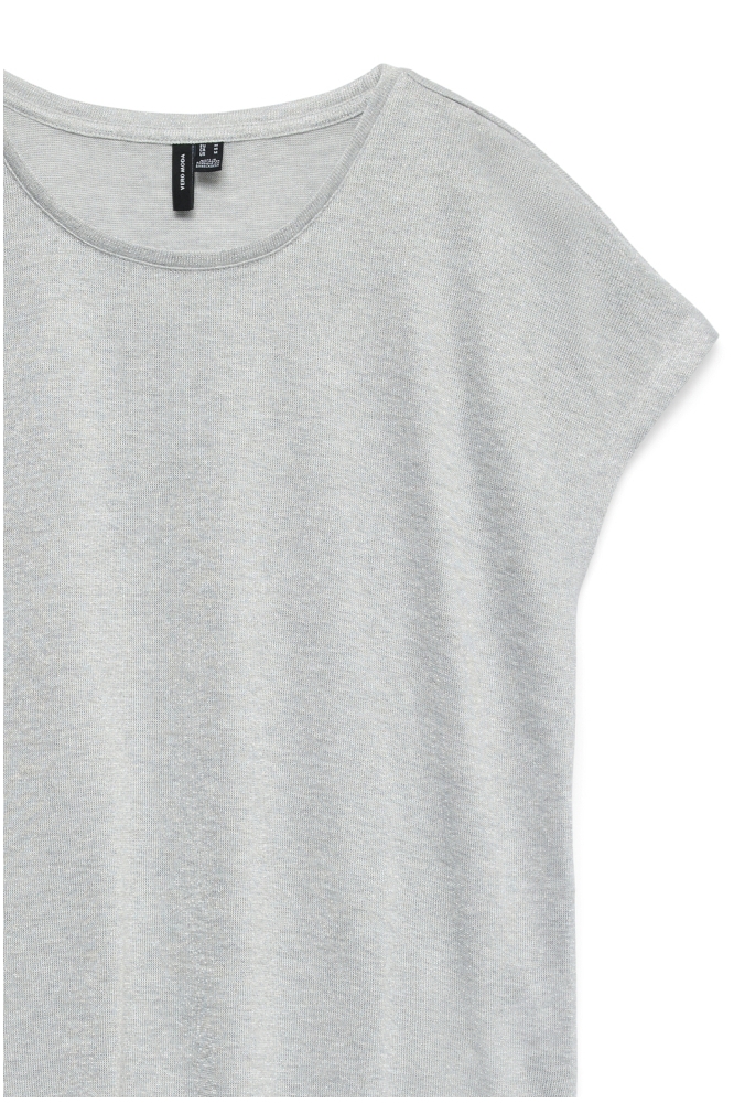 Vero Moda grijze dames t-shirt | Close up
