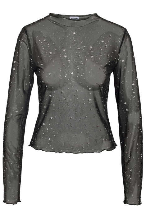 Noisy may zwarte dames t-shirt | Vooraanzicht