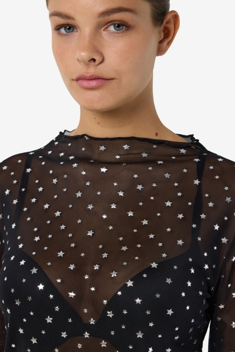 Noisy may zwarte dames top | Close up