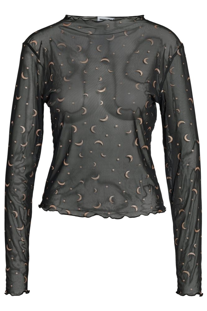 Noisy may zwarte dames t-shirt | Vooraanzicht