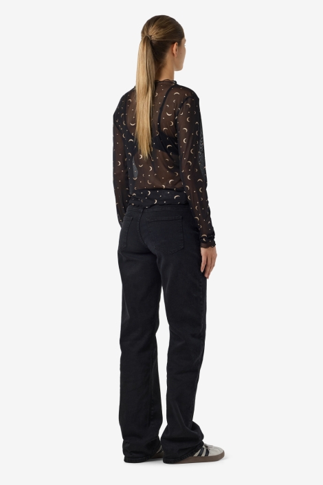 Noisy may zwarte dames top | Model