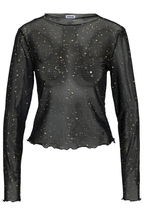 Noisy may zwarte dames t-shirt | Vooraanzicht