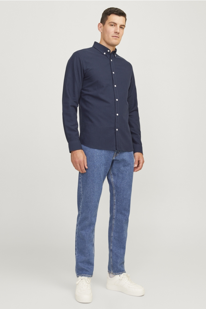 JJ Rebel blauwe heren overhemd | Model
