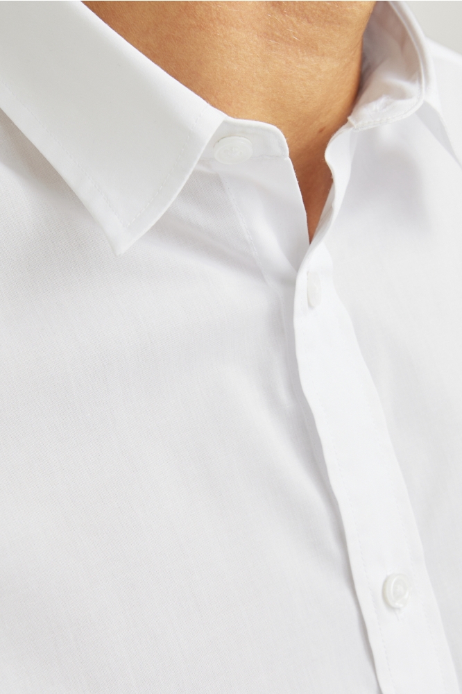 JREBGAVIN SOLID SHIRT LS NOOS 12267557 White