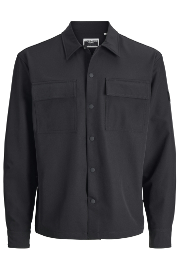 Jack & Jones Overhemd JCOPOINT COMMUTE TRAVEL SHIRT BF 12285780 Black/BADGE
