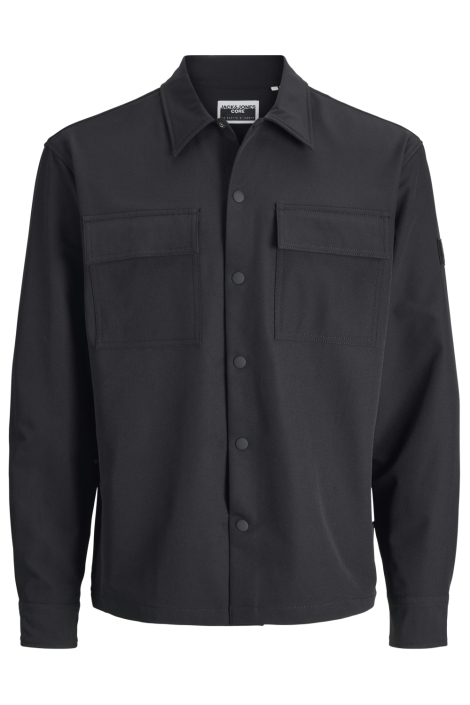 Jack & Jones zwarte heren overhemd | Vooraanzicht