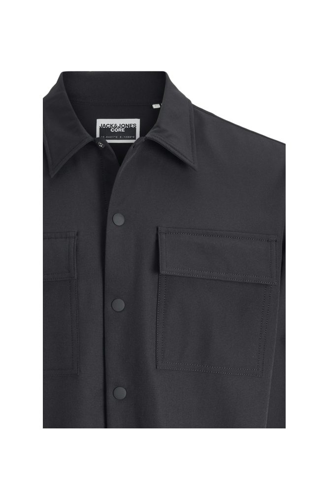 Jack & Jones zwarte heren overhemd | Close up