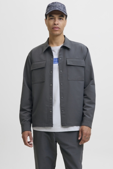 Jack & Jones Overhemd JCOPOINT COMMUTE TRAVEL SHIRT BF 12285780 Black Oyster