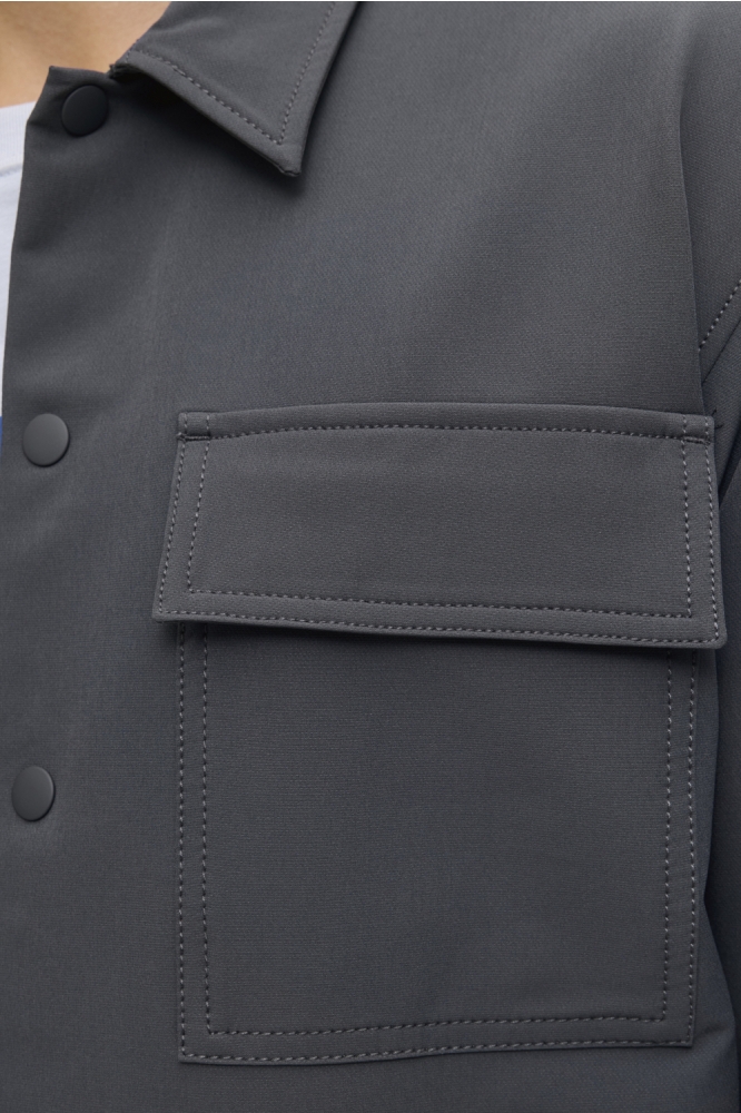 Jack & Jones grijze heren overhemd | Kleurstaal