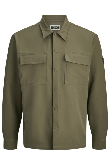 Jack & Jones Overhemd JCOPOINT COMMUTE TRAVEL SHIRT BF 12285780 CROCODILE/BADGE