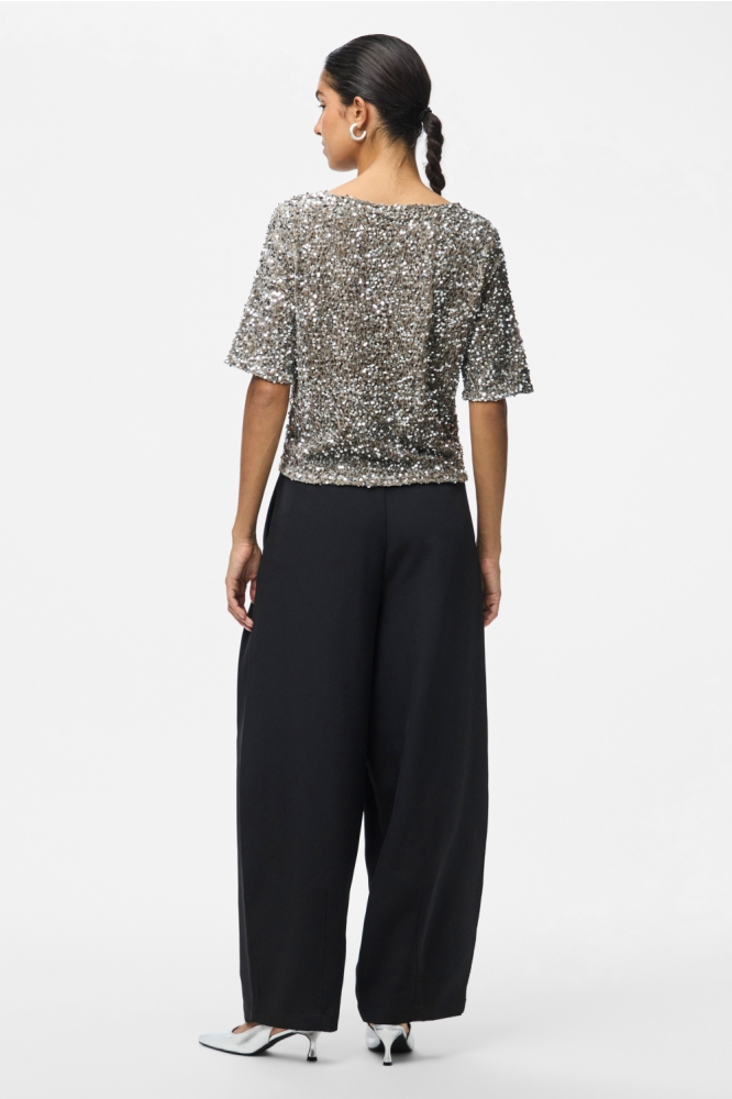 Pieces camel dames t-shirt | Model