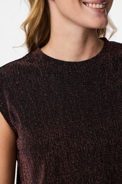 Pieces bruine dames top | Close up