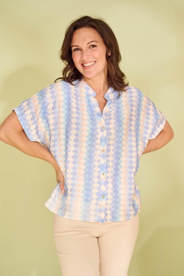 FOS Amsterdam Blouse KATIE TOL 7363 420 JEANS