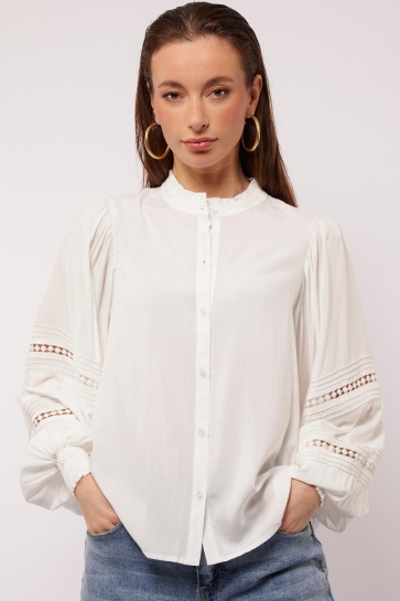 Fluresk Blouse FREESIA BLOUSE 25ZZF13 011 OFFWHITE