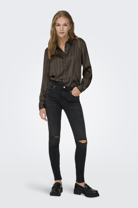 Jacqueline de Yong camel dames blouse | Model