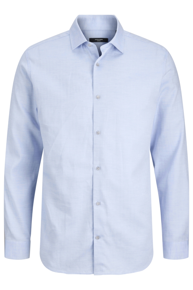 Jack & Jones blauwe heren overhemd | Vooraanzicht
