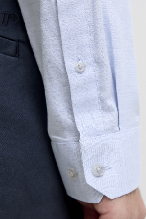 Jack & Jones blauwe heren overhemd | Kleurstaal