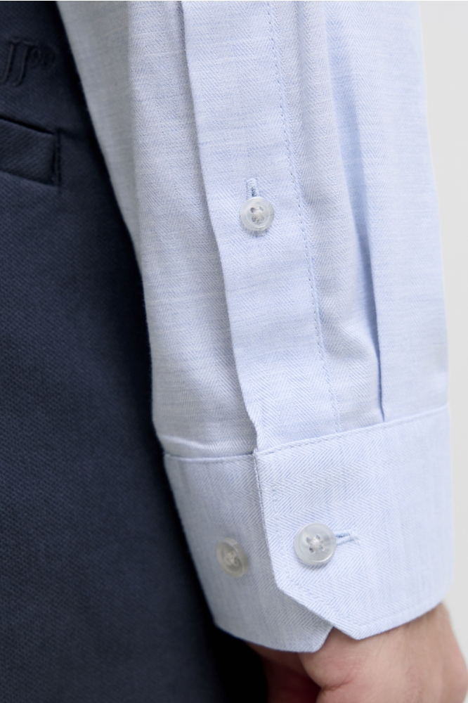 Jack & Jones blauwe heren overhemd | Kleurstaal