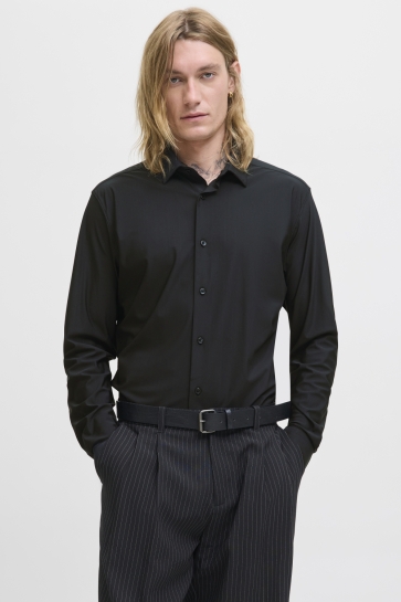 Jack & Jones JPRBLAACTIVE STRETCH LS SHIRT LN 12282199 Black