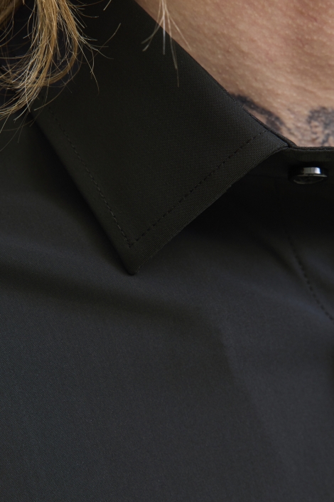 Jack & Jones zwarte heren overhemd | Kleurstaal