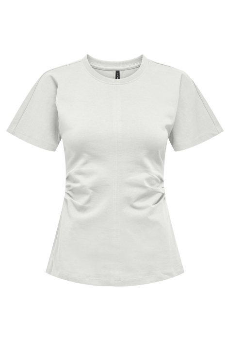 Only ecru dames t-shirt | Vooraanzicht