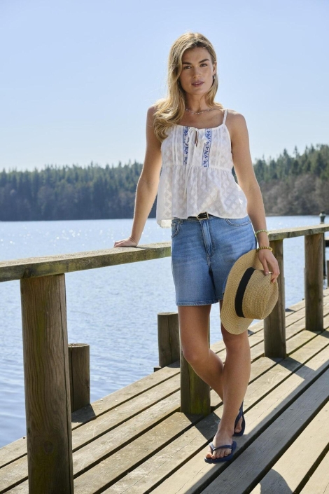 Only witte dames top | Model