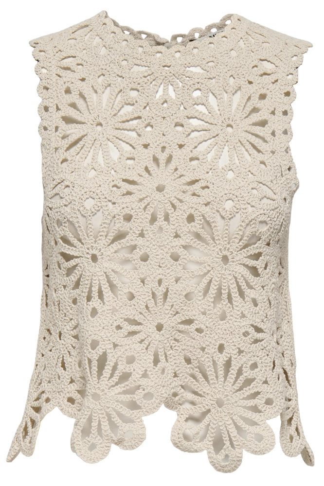 Only beige dames top | Vooraanzicht
