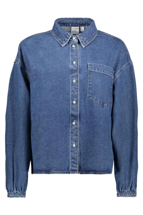 Vero Moda blauwe dames blouse | Vooraanzicht