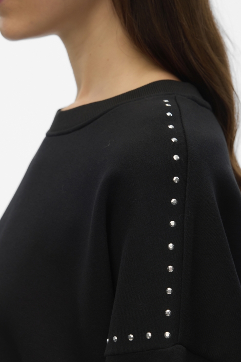 Vero Moda zwarte dames sweater | Close up