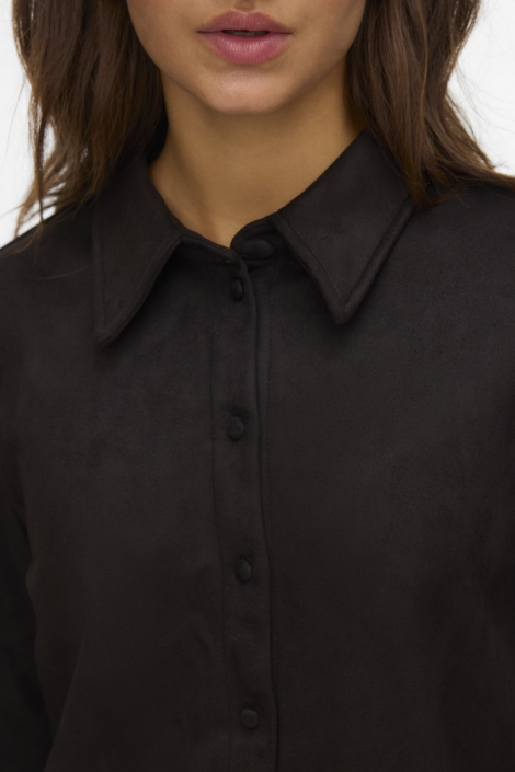 Vero Moda zwarte dames blouse | Close up