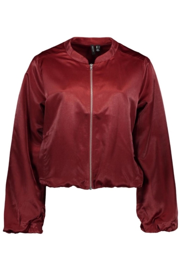 Vero Moda Jas VMVINA DETAIL LS BOMBER WVN GA 10331998 Syrah/Rose elegance