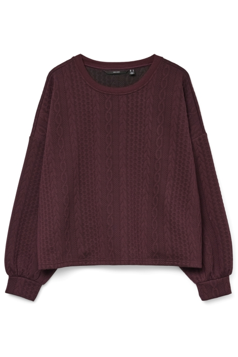 Vero Moda bordeaux dames sweater | Vooraanzicht