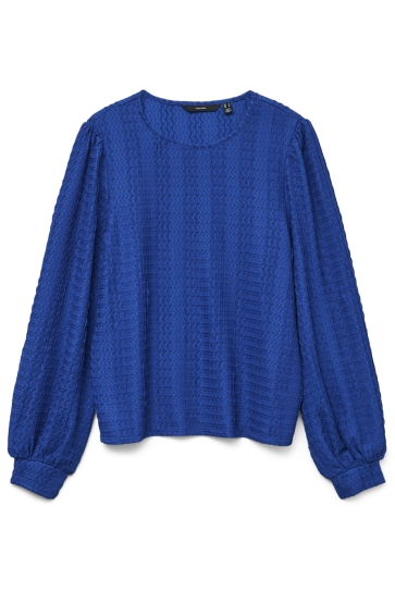 Vero Moda VMJASMIN LS O-NECK TOP JRS GA 10333293 SURF THE WEB