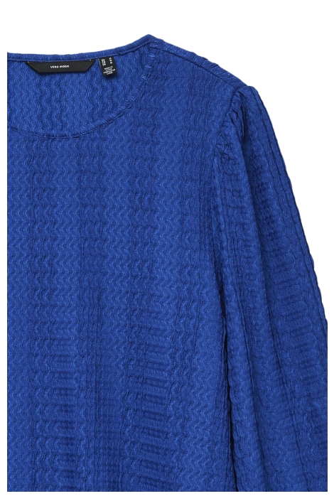 Vero Moda blauwe dames t-shirt | Close up