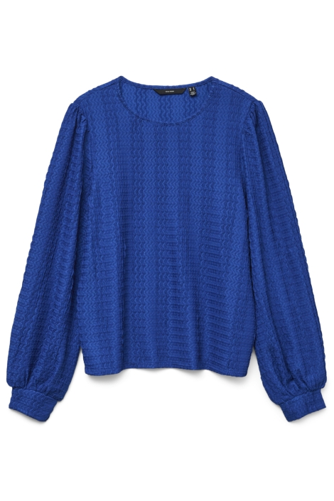 Vero Moda blauwe dames t-shirt | Vooraanzicht