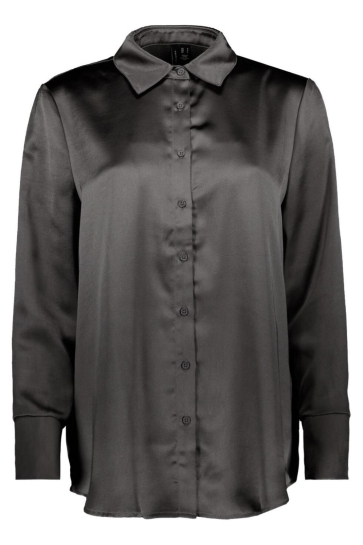 Vero Moda Blouse VMSESIL LS CLASSIC SHIRT LCS 10341127 ASPHALT