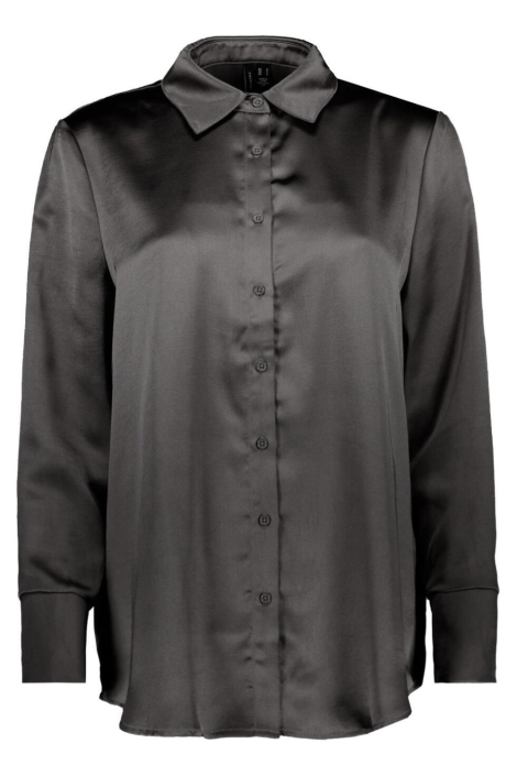 Vero Moda grijze dames blouse | Vooraanzicht