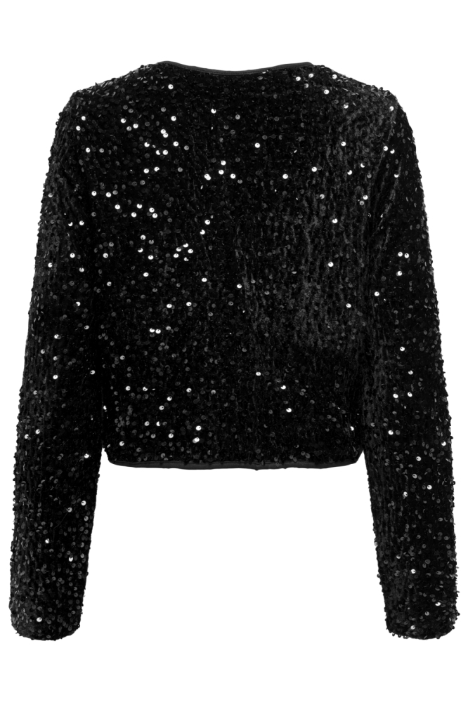 Only zwarte dames blouse | Vooraanzicht