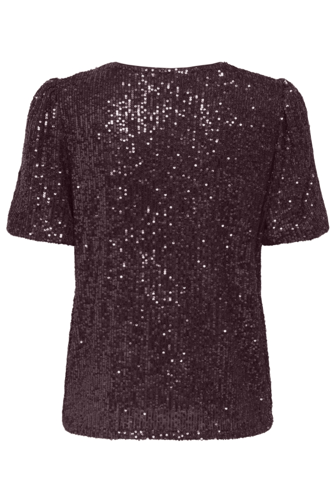 Only rode dames t-shirt | Achteraanzicht