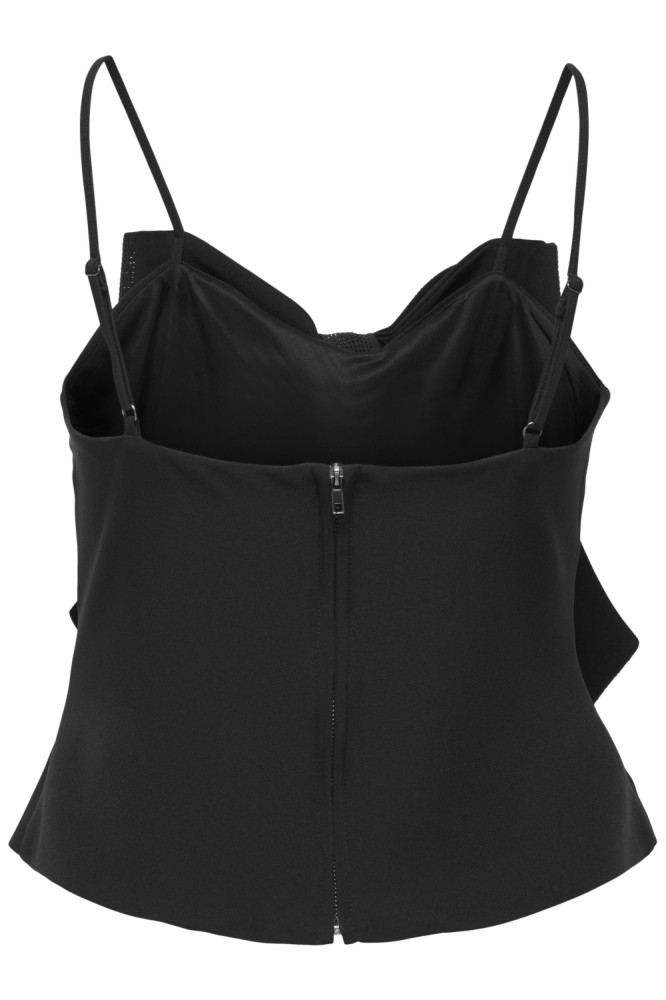 Only zwarte dames top | Achteraanzicht