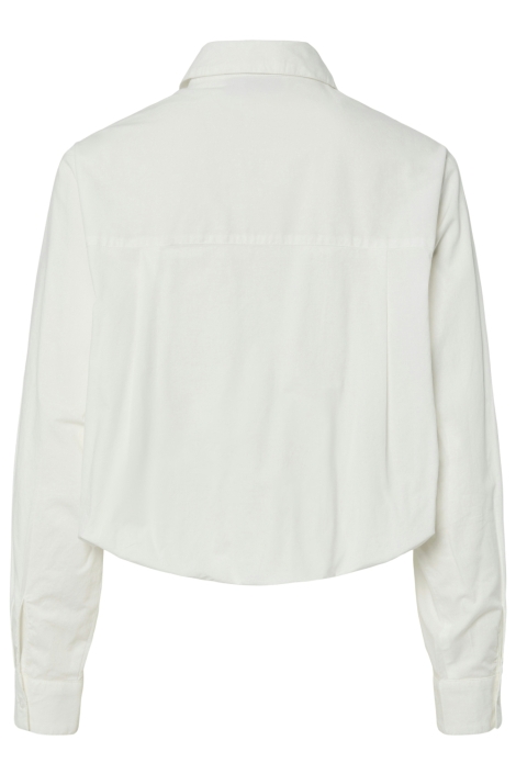Pieces witte dames blouse | Achteraanzicht