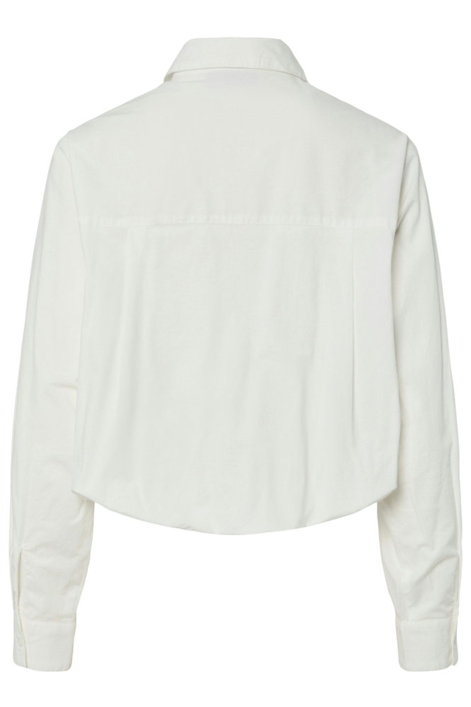Pieces witte dames blouse | Achteraanzicht