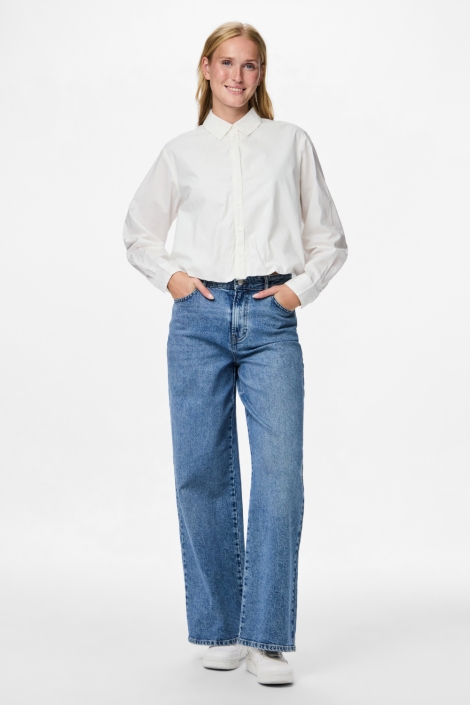 Pieces witte dames blouse | Model