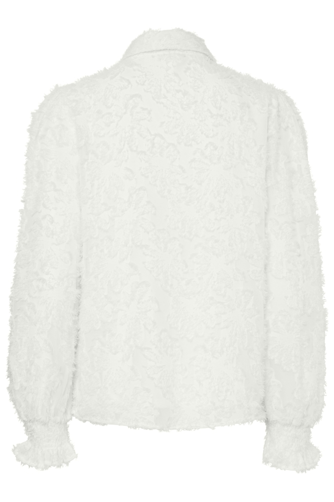 Pieces witte dames blouse | Achteraanzicht