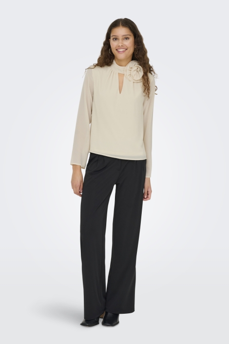 Jacqueline de Yong beige dames blouse | Model