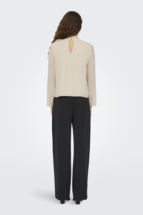 Jacqueline de Yong beige dames blouse | Model