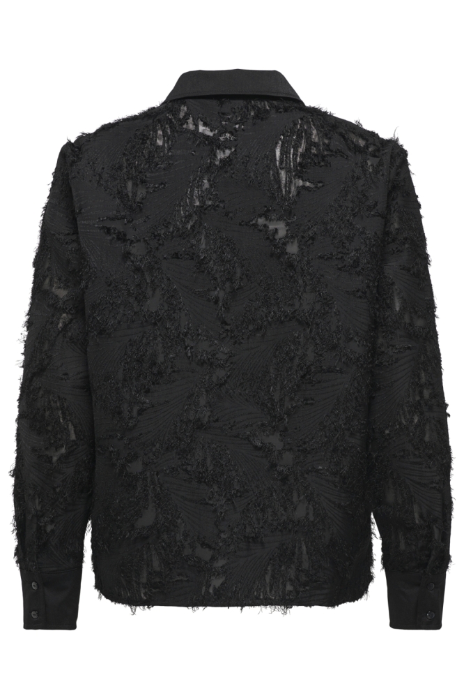 Jacqueline de Yong zwarte dames blouse | Achteraanzicht